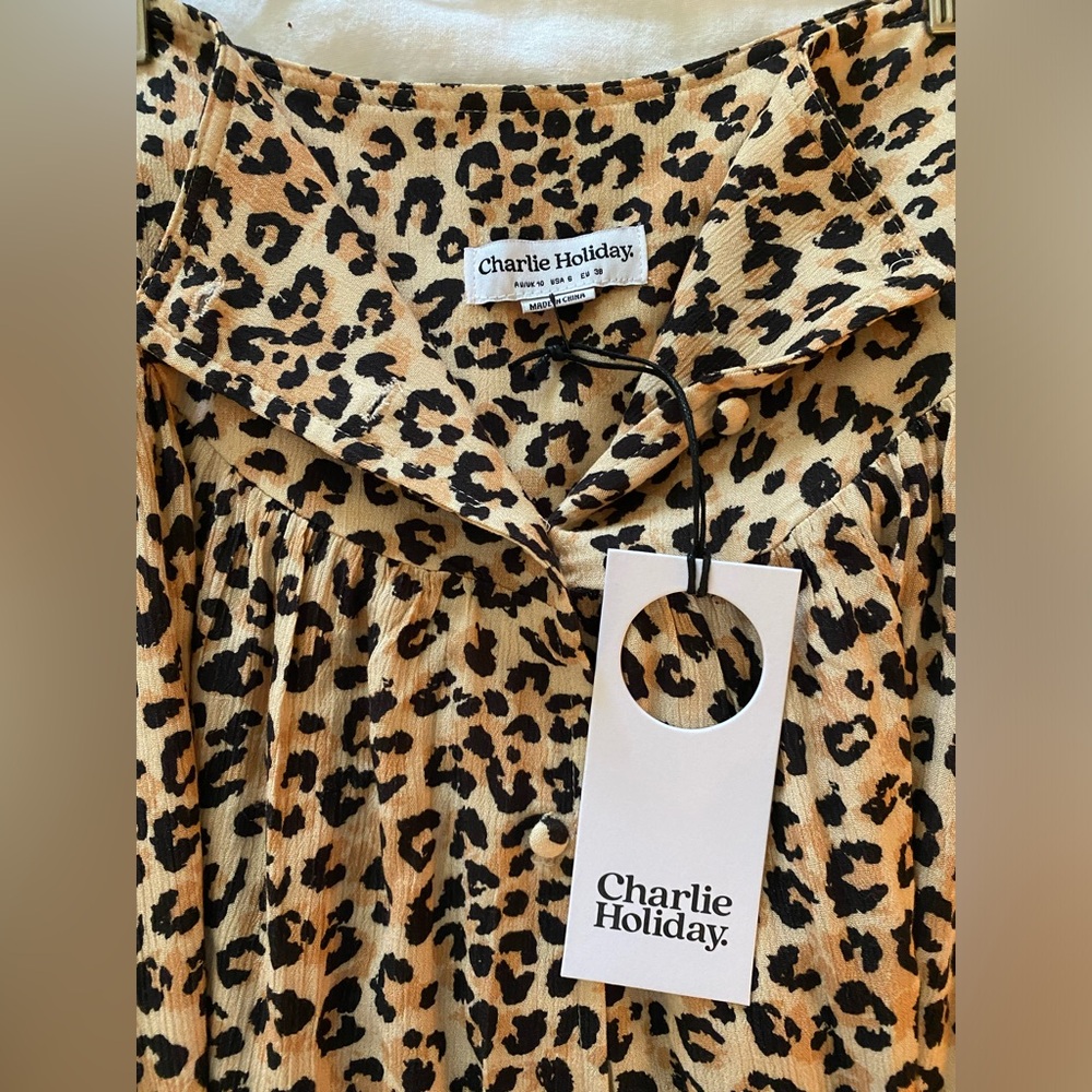 Charlie Holiday Leopard Skirt